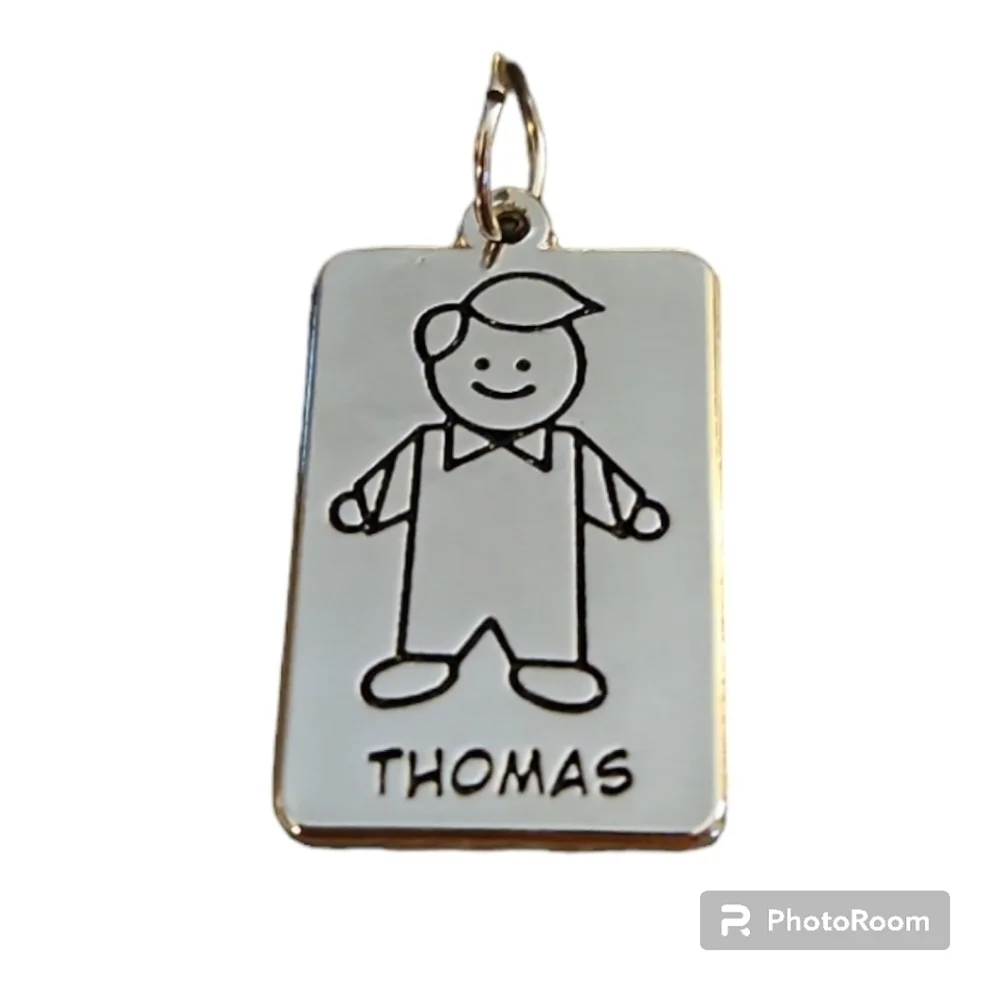 3/$25 Personalized Thomas Pendant Charm